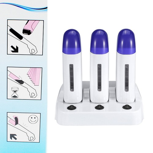Roll hot depilatory wax - on,
