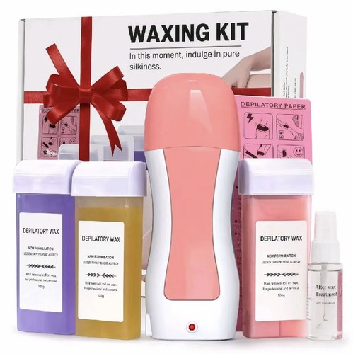 Hair removal wax kit roller - removal,